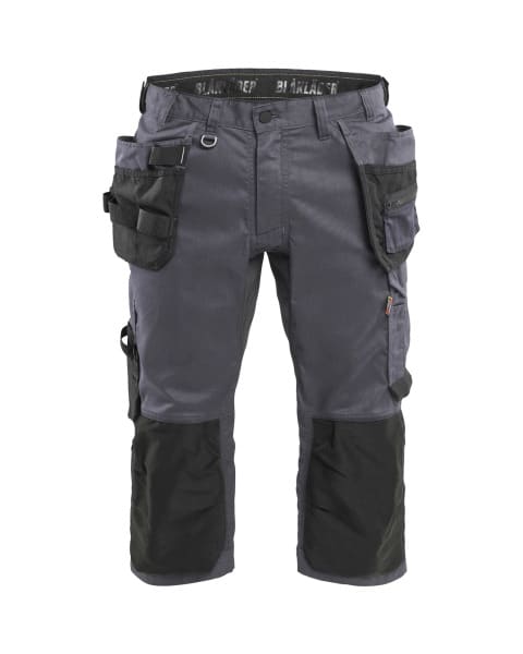 BLAKLAEDER - Handwerker Piraten Shorts mit Stretch Mittelgrau C44