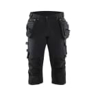 BLAKLAEDER - Handwerker Piraten Shorts 4-Wege-Stretch Schwarz C58