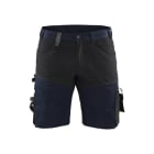 BLAKLAEDER - Handwerker Shorts mit Stretch Dunkel Marineblau/Schwarz C52