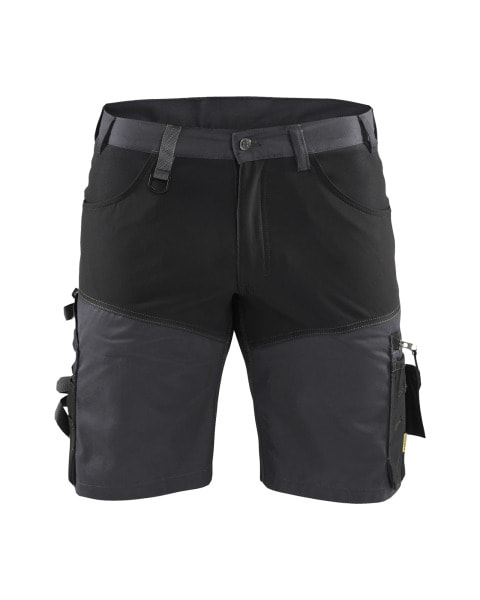 BLAKLAEDER - Handwerker Shorts mit Stretch Mittelgrau/Schwarz C46