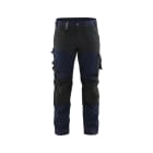 BLAKLAEDER - Handwerker Arbeitshose mit Stretch Dunkel Marineblau/Schwarz C144
