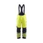 BLAKLAEDER - Multinorm Winter Latzhose High Vis Gelb/Marineblau XL