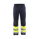 BLAKLAEDER - Multinorm Winter Arbeitshose Marineblau/ High Vis Gelb C152