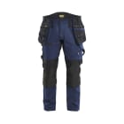 BLAKLAEDER - Handwerker Arbeitshose mit Stretch Dunkel Marineblau/Schwarz C150