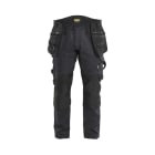 BLAKLAEDER - Handwerker Arbeitshose mit Stretch Schwarz/Schwarz C60