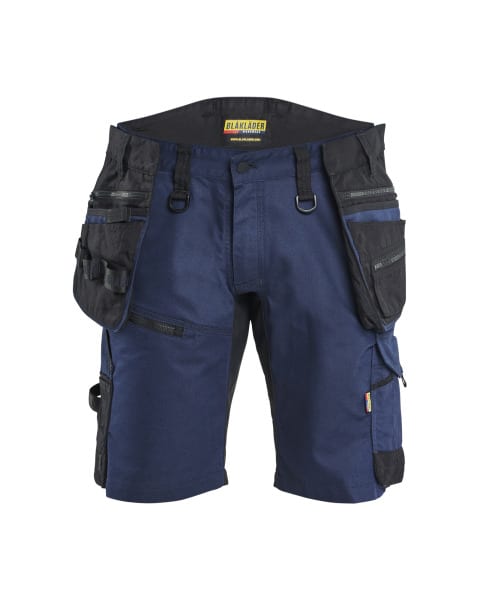 BLAKLAEDER - Handwerkershorts mit Stretch Dunkel Marineblau/Schwarz C48