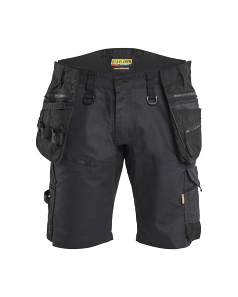 BLAKLAEDER - Handwerkershorts mit Stretch Schwarz/Schwarz C46