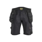 BLAKLAEDER - Handwerkershorts mit Stretch Schwarz/Schwarz C52