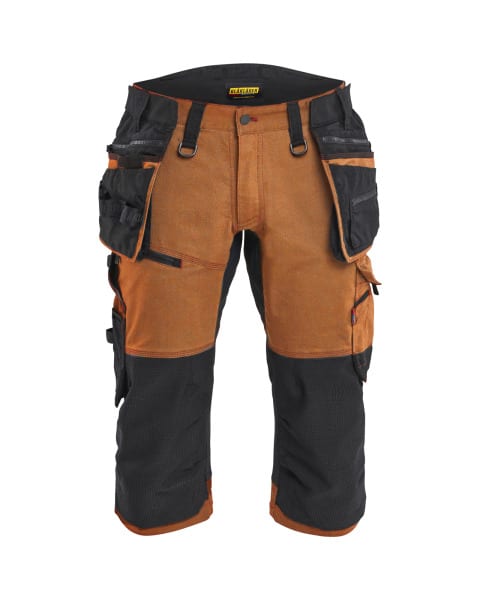 BLAKLAEDER - Piratenshorts mit Stretch Rostbraun/Schwarz D108