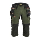 BLAKLAEDER - Piratenshorts mit Stretch Waldgrün/Rost D100