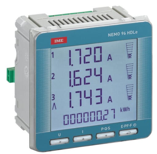 TOMEK - Multimessgerät 96x96mm, 1 Modul (nur Schnittstellen)-230VAC