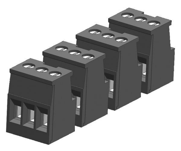 SIEMENS - SIMATIC S7-1200 Klemmblock vergoldet 3 Pins, Schraube für Analog-CPUs VPE 4