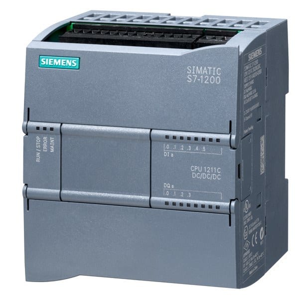 SIEMENS - SIMATIC S7-1200 CPU 1211C DC/DC/DC 6DI/4DO/2AI