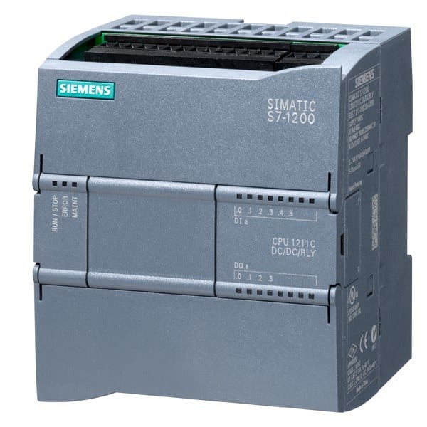 SIEMENS - SIMATIC S7-1200 CPU 1211C DC/DC/Relais 6DI/4DO/2AI