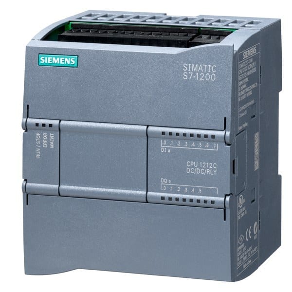 SIEMENS - SIMATIC S7-1200 CPU 1212C DC/DC/Relais 8DI/6DO/2AI