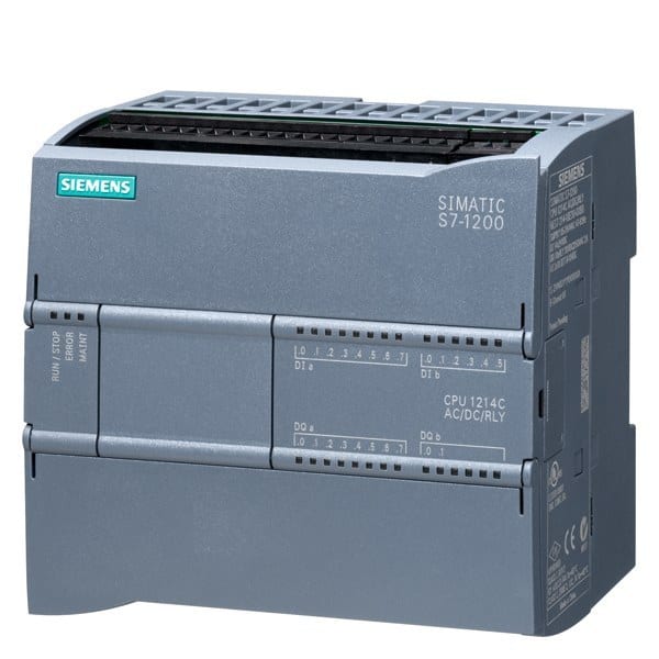 SIEMENS - SIMATIC S7-1200 CPU 1214C AC/DC/Relais 14DI / 10DO / 2AI