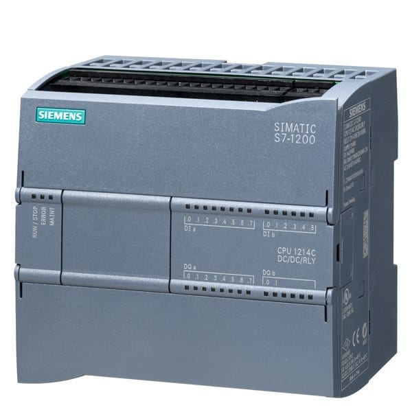 SIEMENS - SIMATIC S7-1200 CPU 1214C DC/DC/Relais 14DI / 10DO / 2AI
