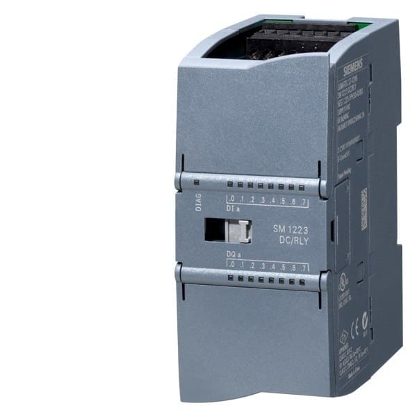 SIEMENS - SIMATIC S7-1200 SM 1223, DI 8x24 VDC, DO 8x Relais