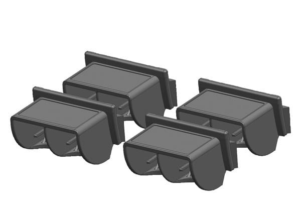 SIEMENS - SIMATIC S7-1200 Zugentlastung RJ45 Dual Port VPE 4