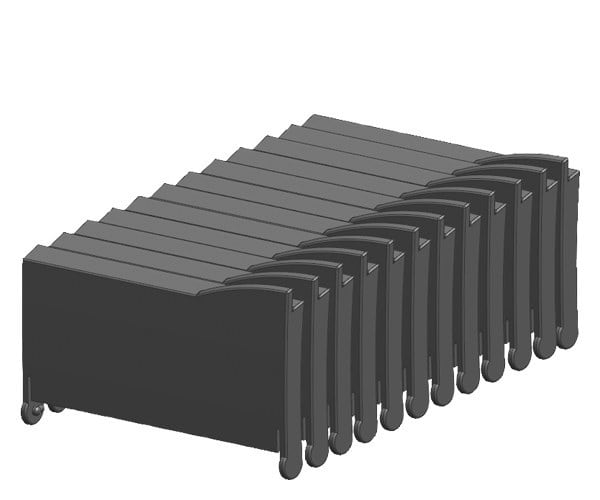 SIEMENS - SIMATIC S7-1200 Frontklappen SM 70 mm VPE 6