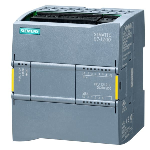 SIEMENS - SIMATIC S7-1200 CPU 1212FC DC/DC/DC 8DI/6DO/2AI