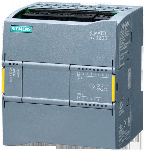 SIEMENS - SIMATIC S7-1200 CPU 1212FC DC/DC/Relais 8DI/6DO/2AI