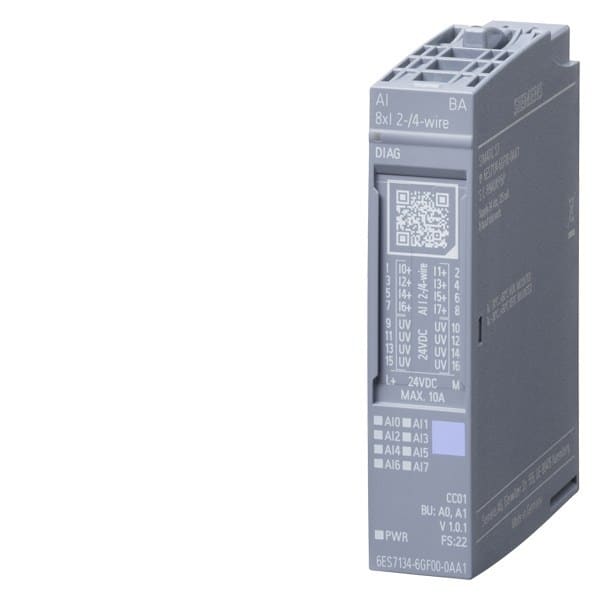 SIEMENS - SIPLUS ET 200SP AI 8xI 2-/4-wire BA VPE 1