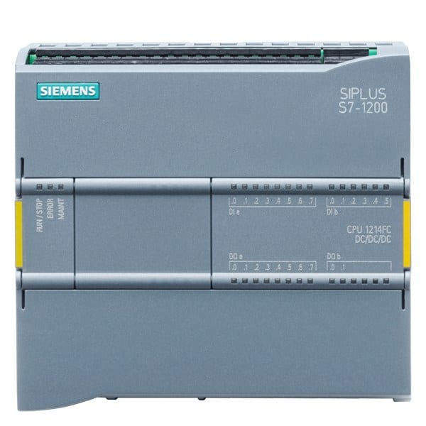 SIEMENS - SIPLUS S7-1200 CPU 1214FC DC/DC/DC 14DI / 10DO / 2AI -25 ... +55° C based on ...