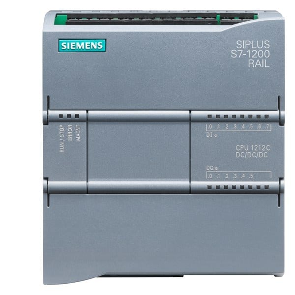 SIEMENS - SIPLUS S7-1200 CPU 1212C DC/DC/DC 8DI/6DO/2AI T1 RAIL