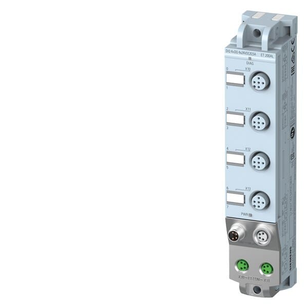 SIEMENS - SIMATIC ET 200AL DIQ 4+DQ 4x24VDC/0,5A 4x M12
