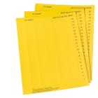 SIEMENS - SIMATIC ET 200SP Beschriftungsstreifen, Papier gelb 10 Bögen DIN A4 mit 1 000...