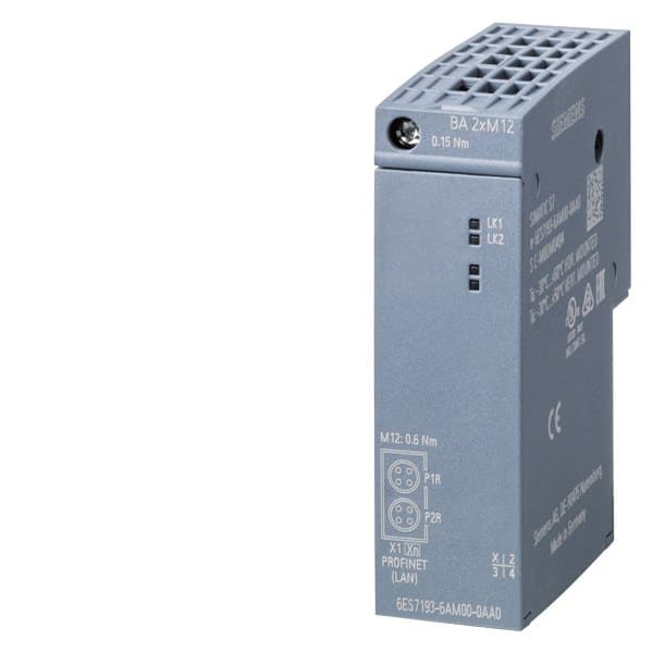 SIEMENS - SIMATIC ET 200SP BA 2x M12