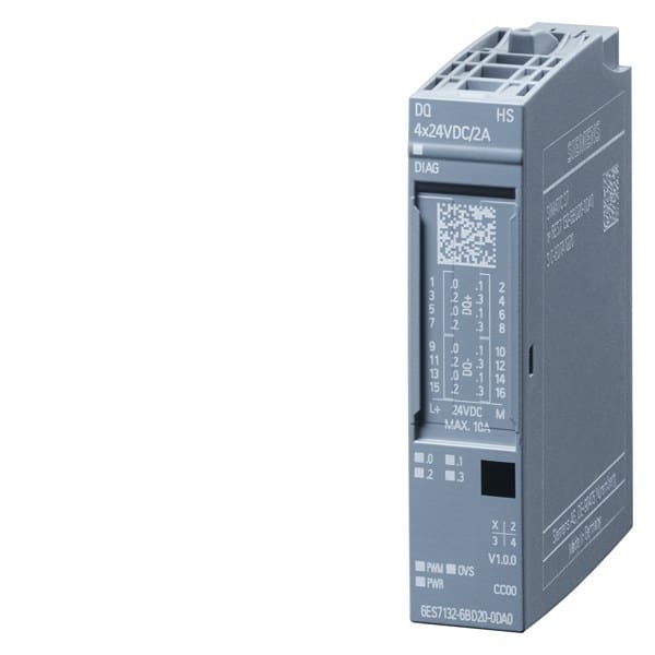 SIEMENS - SIMATIC ET 200SP DQ 4x24 VDC/2 A HS