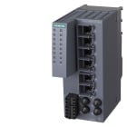SIEMENS - SIPLUS NET SCALANCE XC106-2, unmanaged Switch, 6x RJ45, 2x MM ST/BFOC