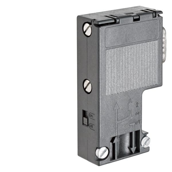 SIEMENS - SIPLUS DP PROFIBUS-Stecker RS 485, Schraube, ohne PG-Buchse, 90° -25 ... +70 ...