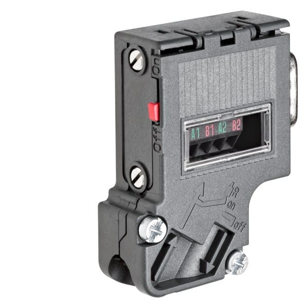 SIEMENS - SIPLUS DP PROFIBUS-Stecker RS 485, Schraube, ohne PG-Buchse, 35° -40 ... +70°...