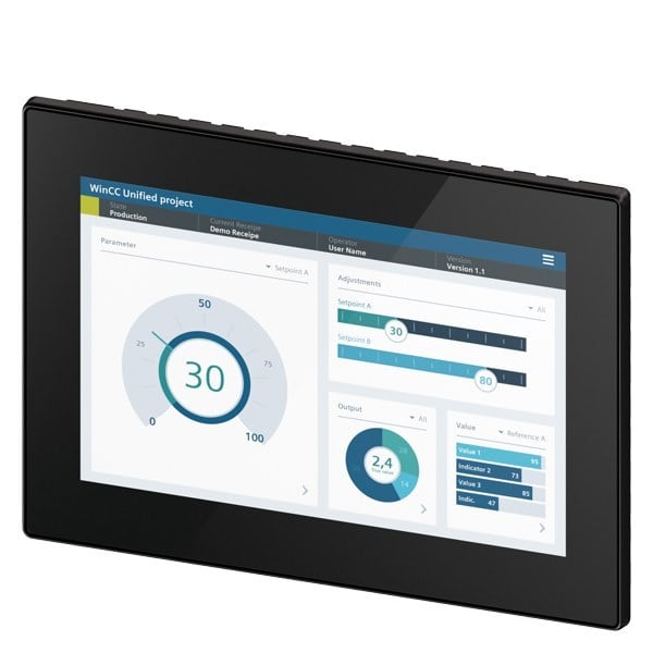 SIEMENS - SIMATIC HMI MTP1200 Unified Comfort Neutrale Front