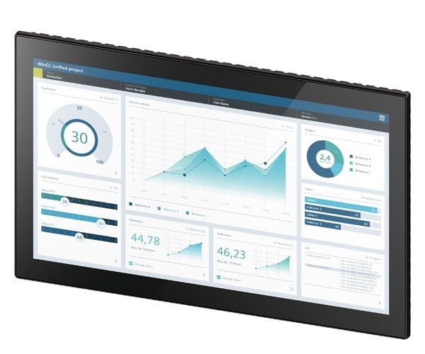 SIEMENS - SIMATIC HMI MTP2200 Unified Comfort Neutrale Front
