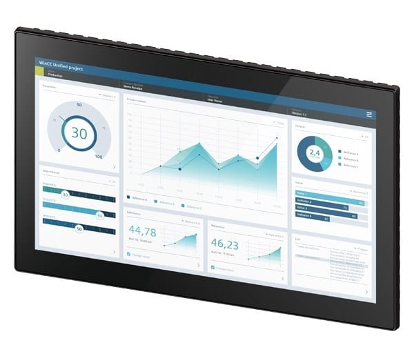 SIEMENS - SIMATIC HMI MTP1900 Unified Comfort Neutrale Front