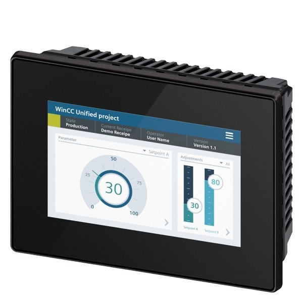 SIEMENS - SIMATIC HMI MTP700 Unified Comfort Neutrale Front