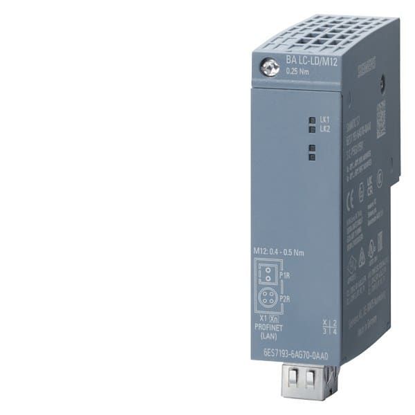 SIEMENS - SIMATIC ET 200SP BA LC-LD / M12