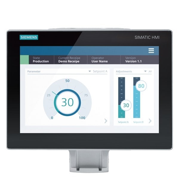 SIEMENS - SIMATIC HMI MTP1200 Unified Comfort PRO Vorbereitet für Standfuß und Erweiter...