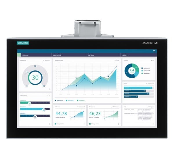 SIEMENS - SIMATIC HMI MTP1900 Unified Comfort PRO Vorbereitet für Tragarm ohne Erweiter...