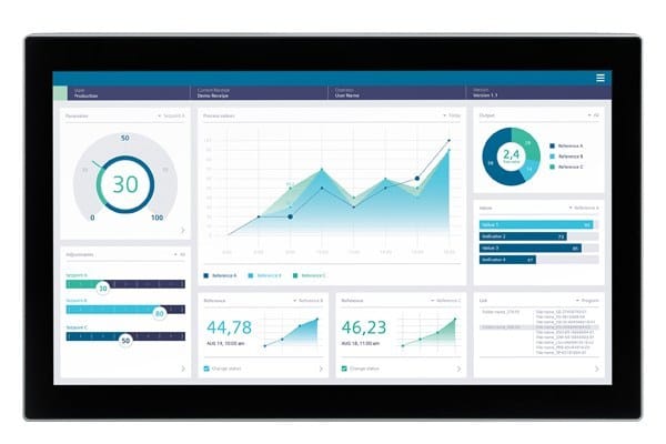 SIEMENS - SIMATIC HMI MTP2200 Unified Comfort PRO Neutral Front Vorbereitet für Tragarm...