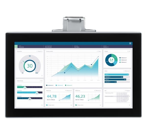 SIEMENS - SIMATIC HMI MTP1900 Unified Comfort PRO Neutral Front Vorbereitet für Tragarm...