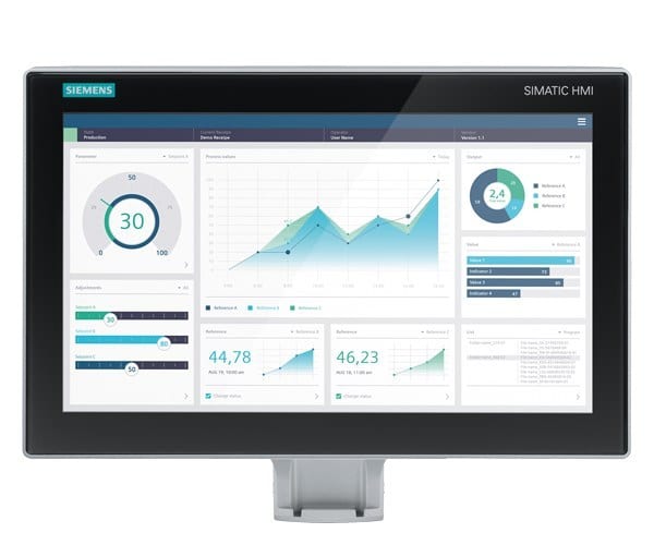 SIEMENS - SIMATIC HMI MTP1500 Unified Comfort PRO Vorbereitet für Standfuß und Erweiter...