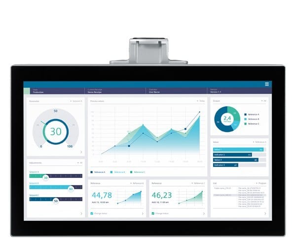 SIEMENS - SIMATIC HMI MTP2200 Unified Comfort PRO Neutral Front Vorbereitet für Tragarm...