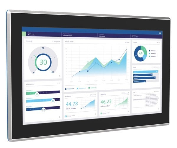 SIEMENS - SIMATIC HMI MTP1900 Unified Comfort hygienisch, neutrales Design IP69, FDA, S...