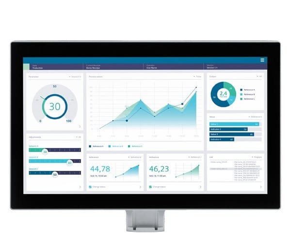 SIEMENS - SIMATIC HMI MTP2200 Unified Comfort PRO Neutral Front Vorbereitet für Standfu...