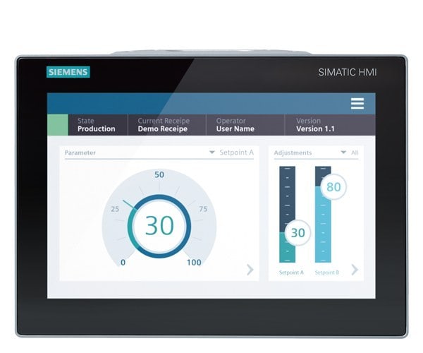 SIEMENS - SIMATIC HMI MTP1200 Unified Comfort PRO Vorbereitet für Tragarm und Erweiteru...